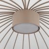Beżowa lampa wisząca ażurowa druciana okrągła minimalistyczna loftowa uniwersalna klasyczna SPHERA M 11306 TK-LIGHTING